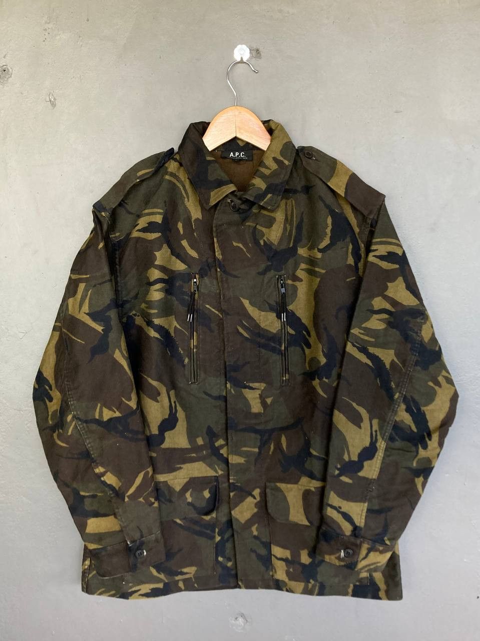 Vintage A.P.C French Military Slim Field Jacket - 1