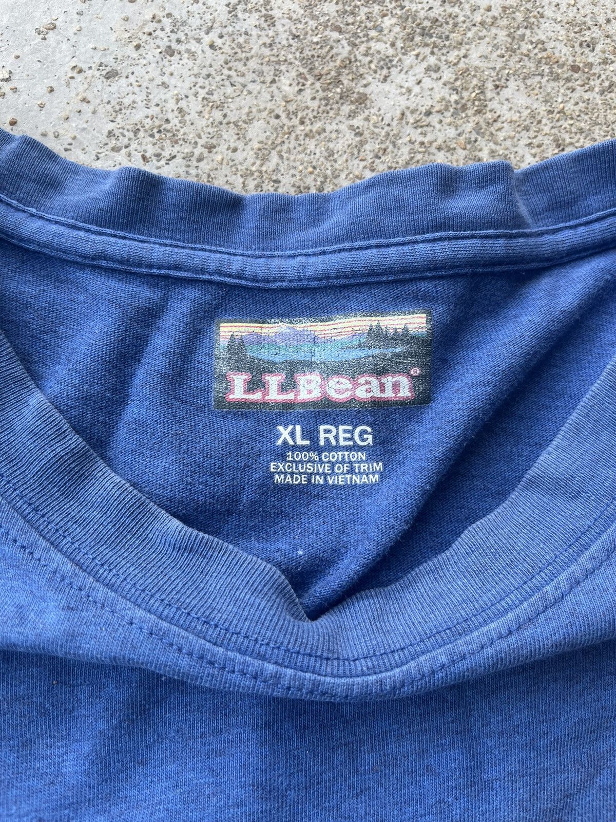 Designer - L.L bean spell out tshirt - 3