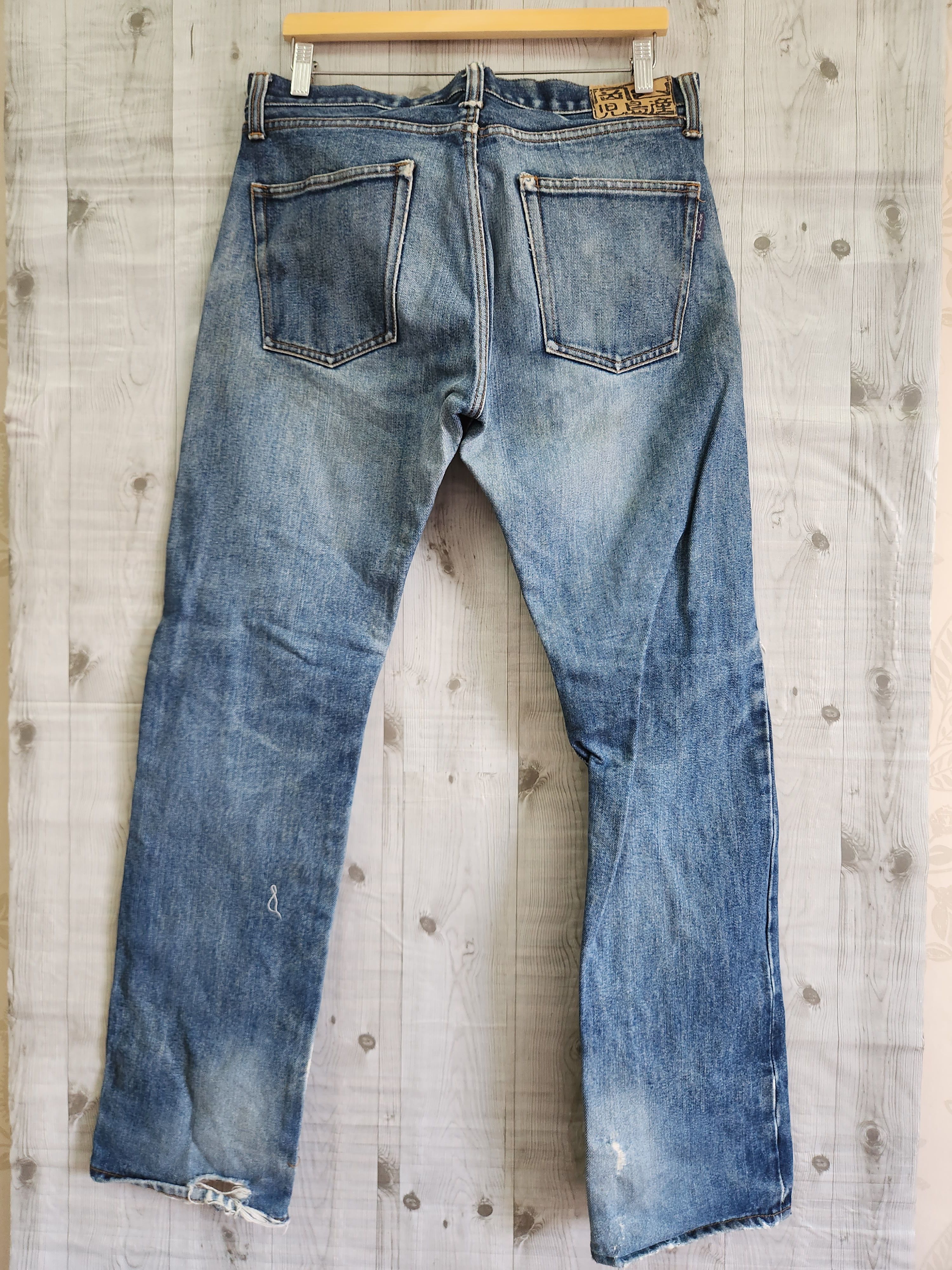 Japan Blue - Kojima Genes Japan Vintage Denim Blue Jeans Ripped - 21