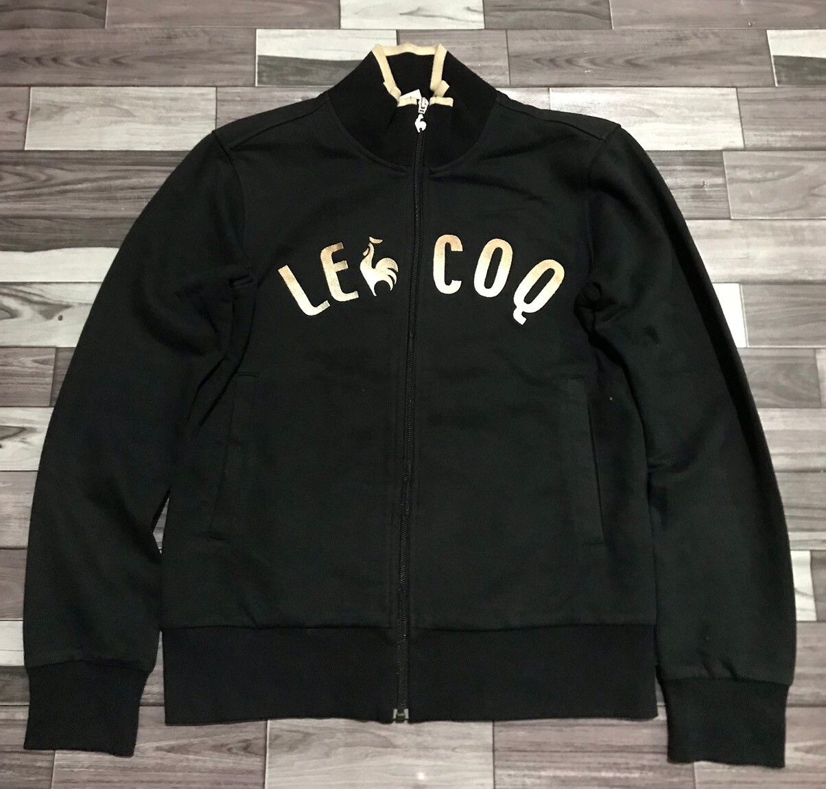 Le Coq Sportif - Lecoq Sportif Spellout Sweater Jacket -R9 - 1