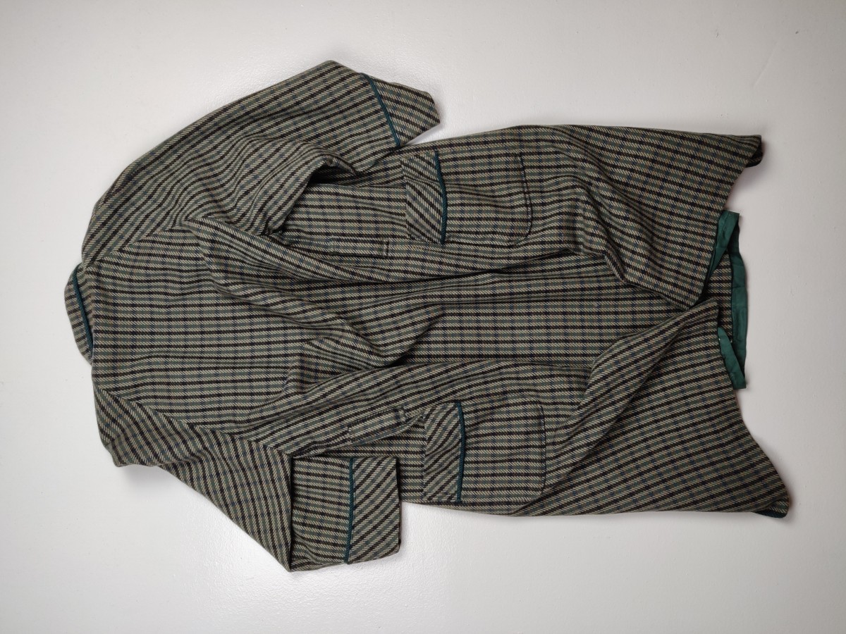 Aquascutum - Long Coat Checkered Jacket - 8