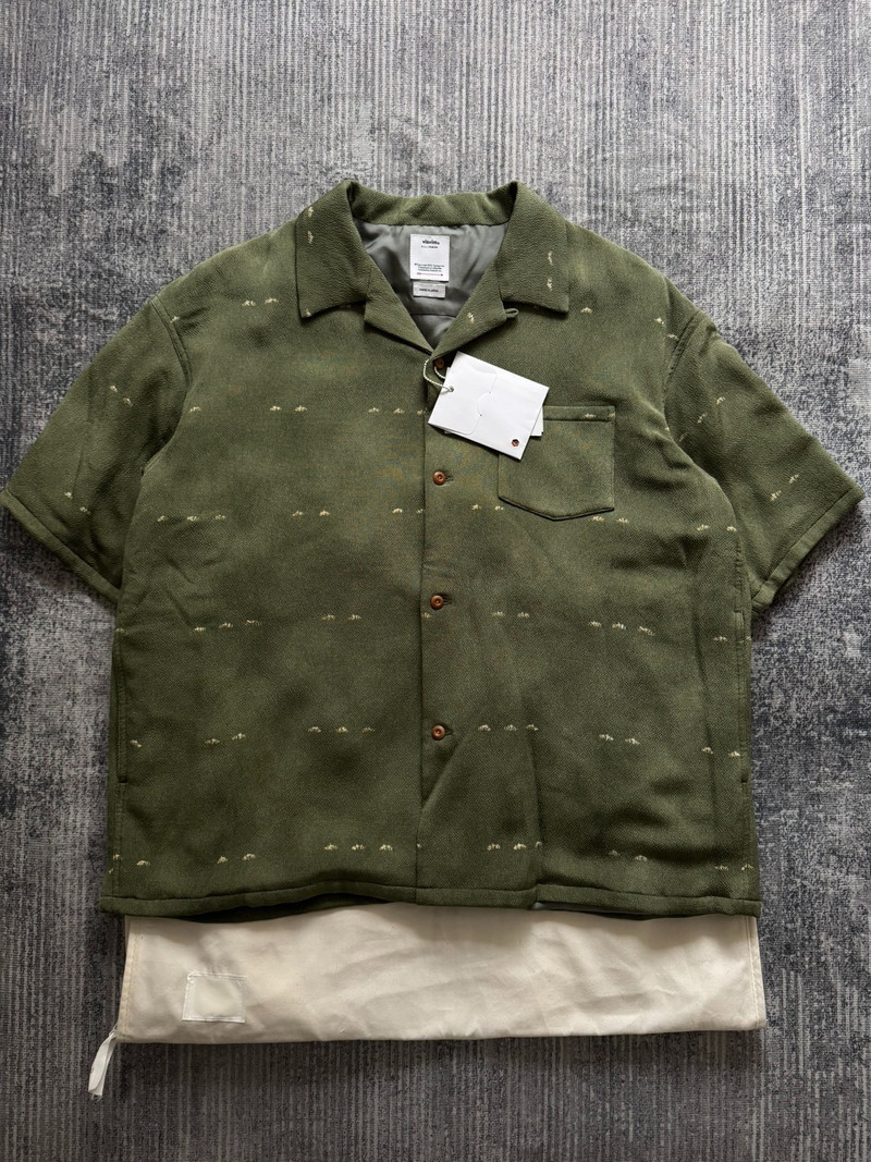 visvim VISVIM 24SS WALLIS SHIRT S/S IRIS (MAWATA) FIL limited 