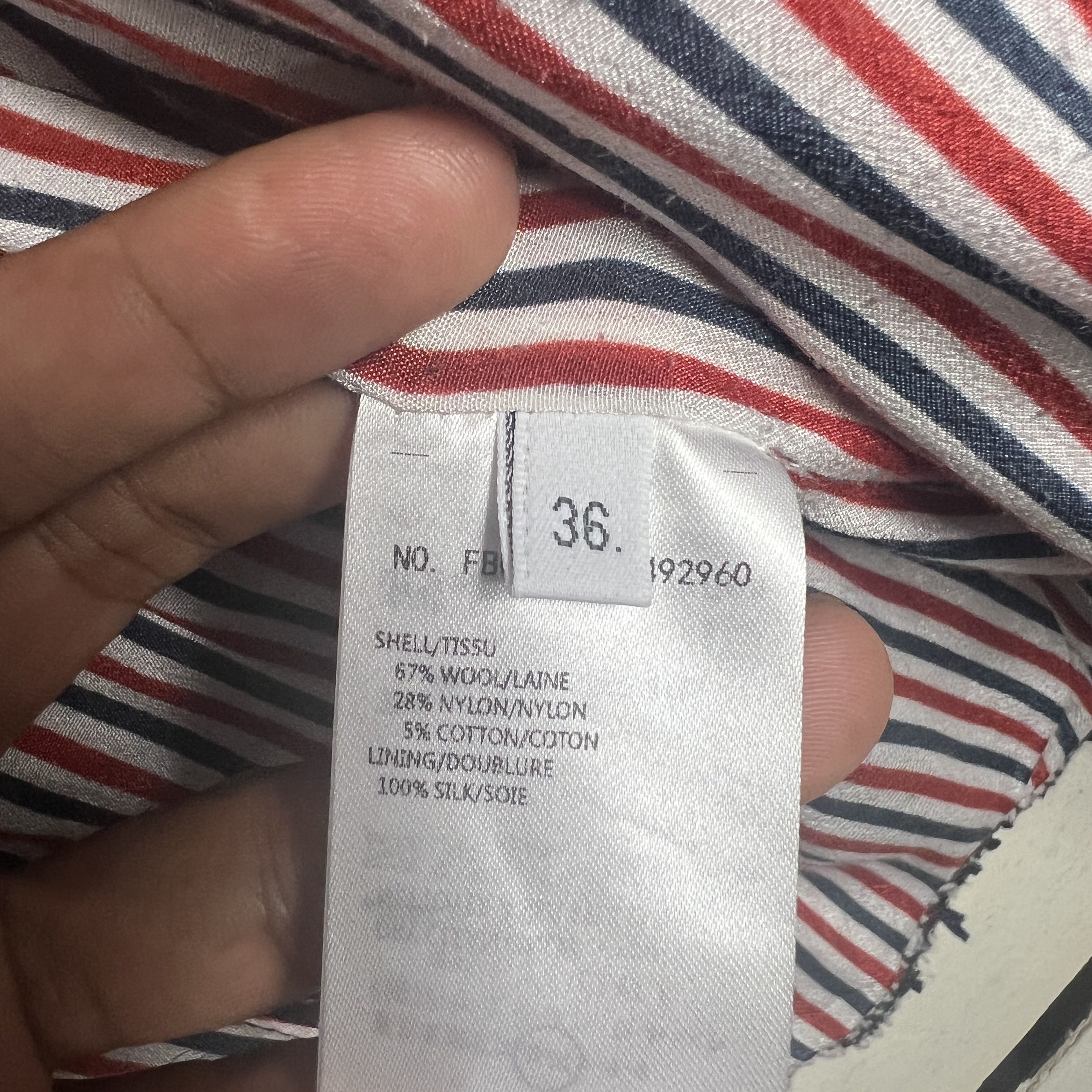 Thom Browne Red Prince of Wales Tweed Sack Blazer  - 10