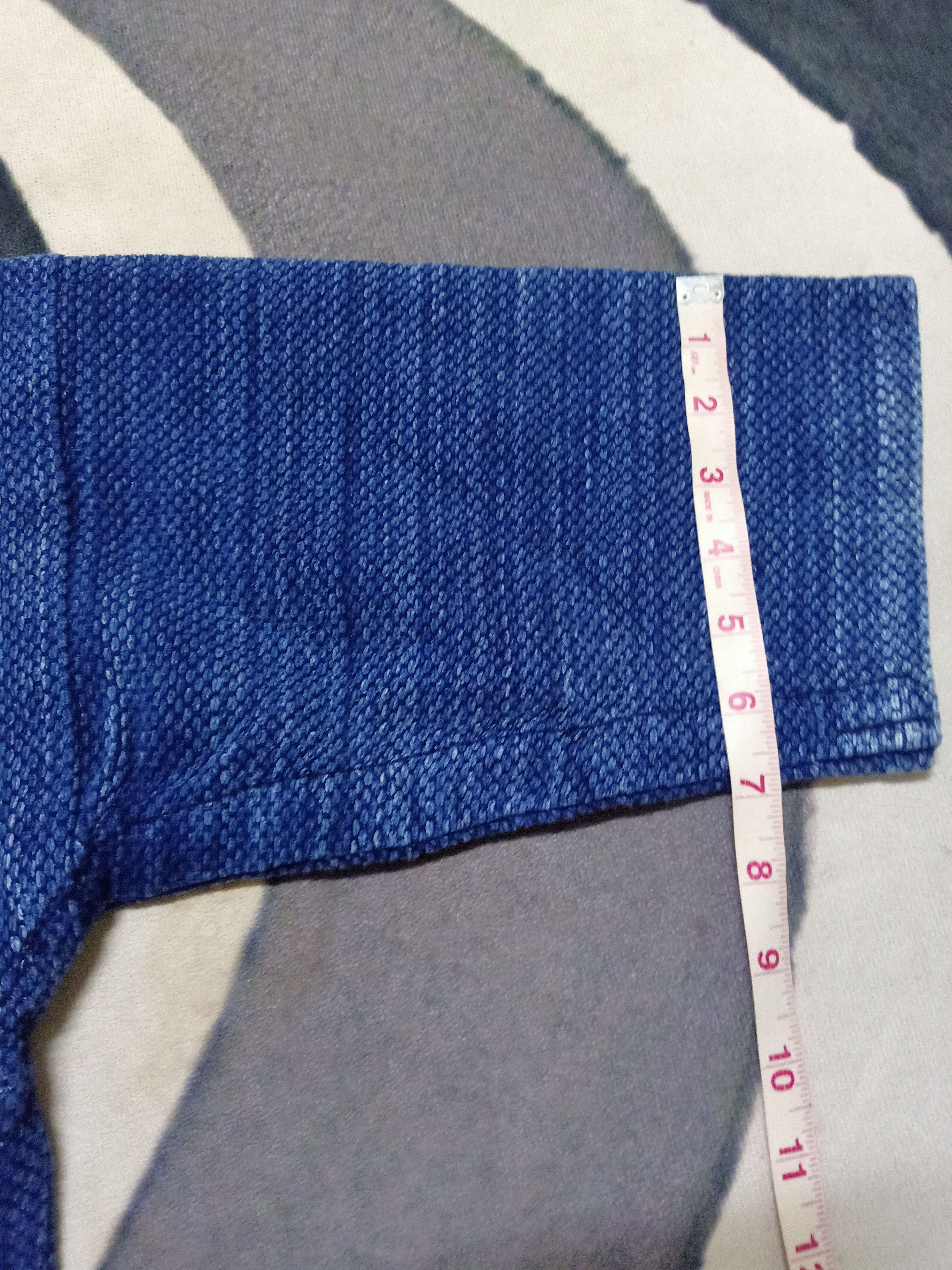 Cardigan - Kimono Indigo Hana Boro Jacket - 10