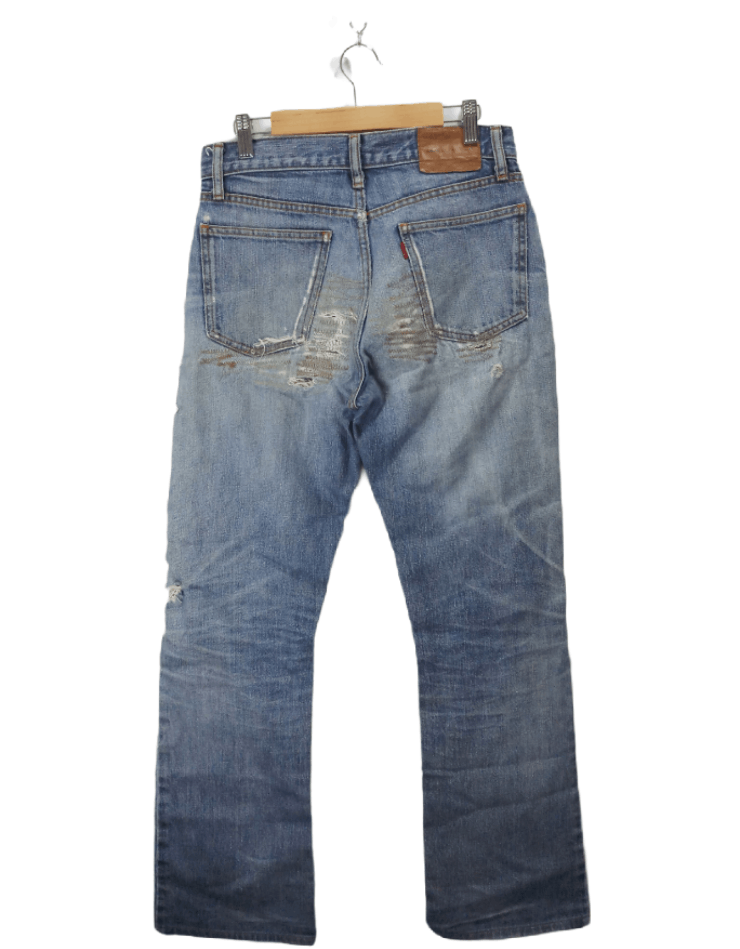 Vintage Thrashed Bobson Japan Denim Y2K - 2