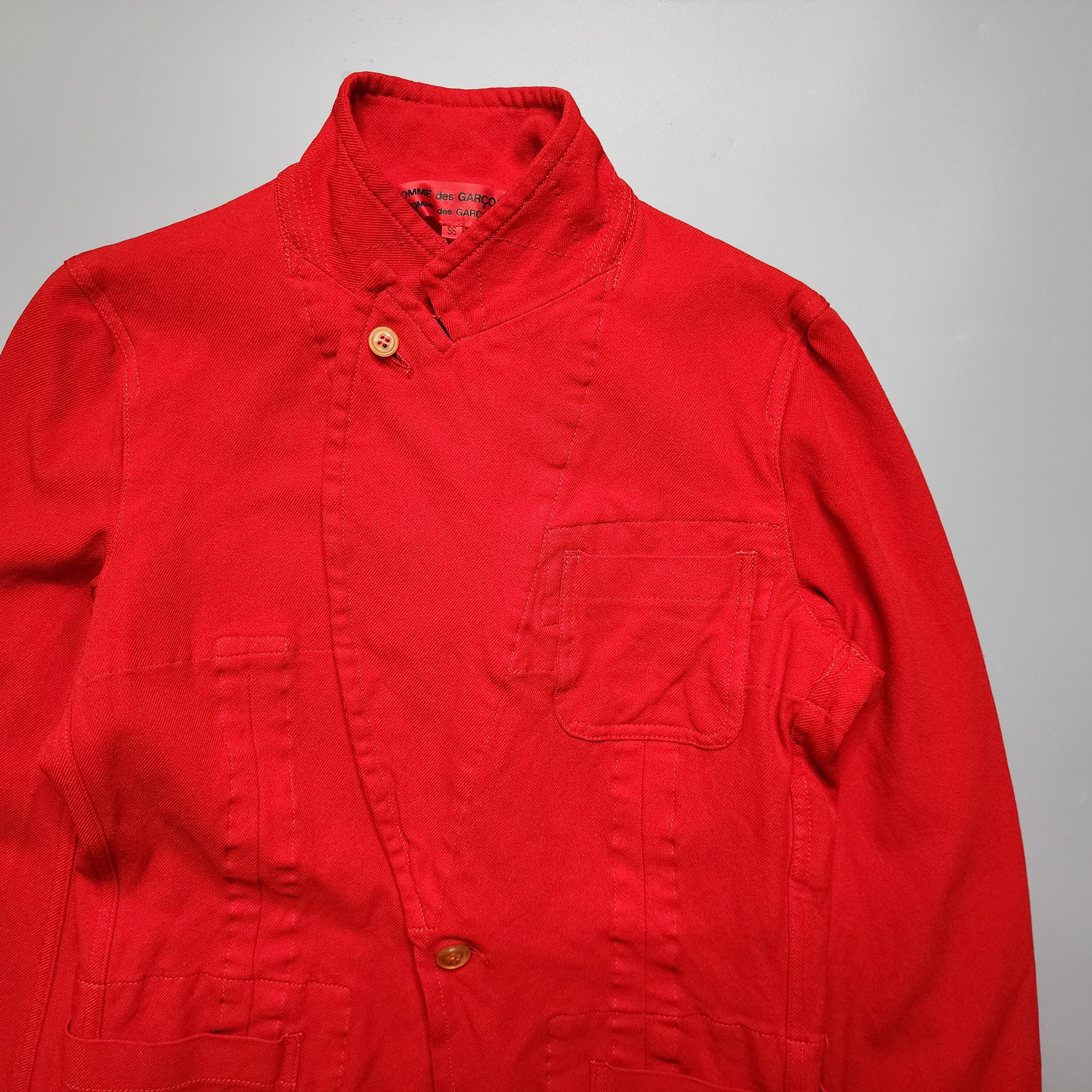 Comme Des Garcons - Overdyed Boiled Polyester Blazer Jacket - 3