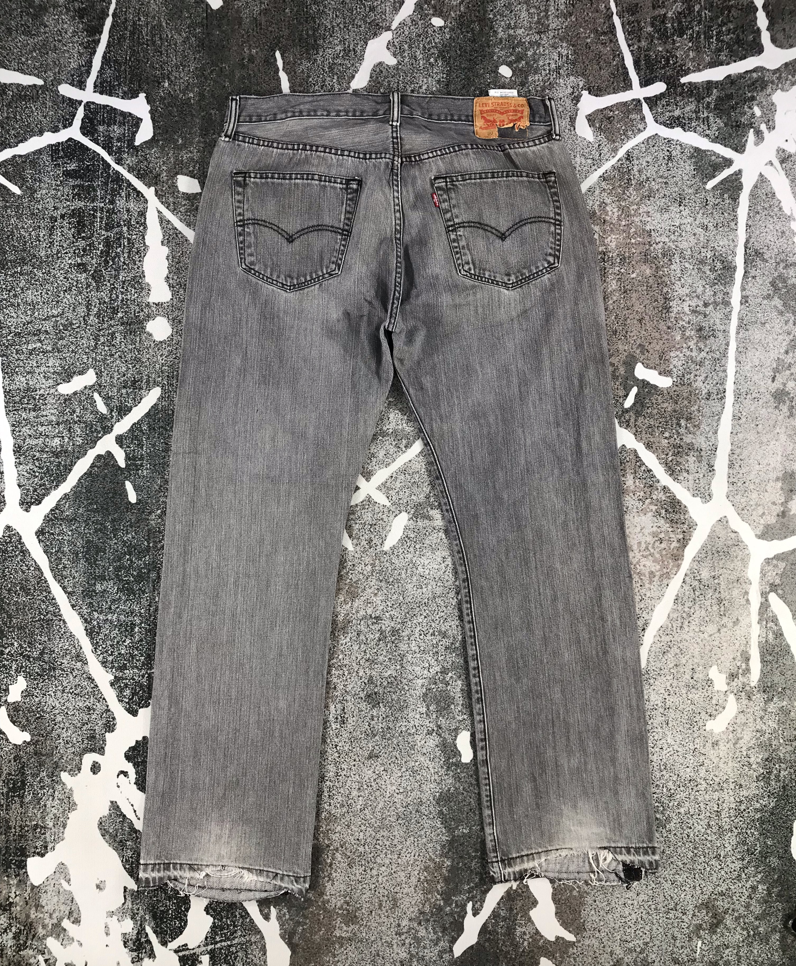 Vintage - Vintage Levi's 501 Jeans Faded Gray Denim KJ794 - 2