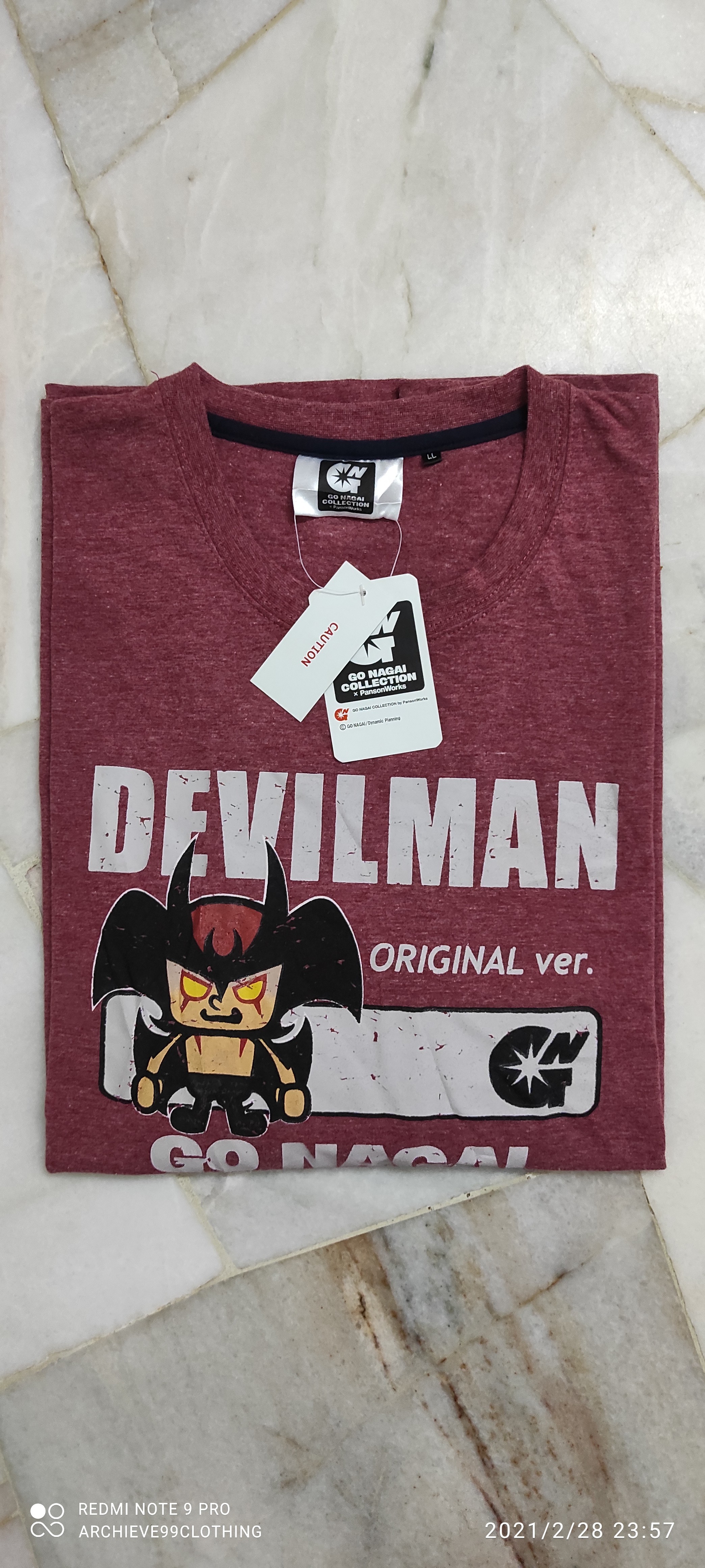 Japanese Brand - DEVILMAN Go Nagai Collection X Panson work OG Merch tee - 8