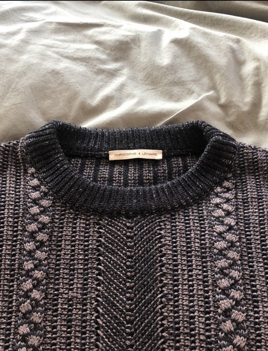 Alpaca & Merino Wool Cable Knit Sweater - 2