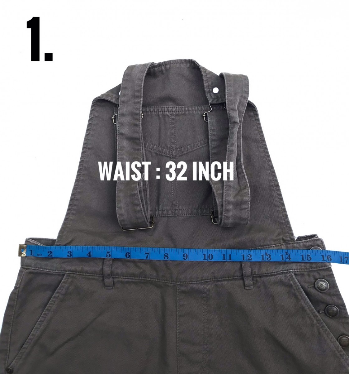 Japanese Brand - Olive Green Overall - 3