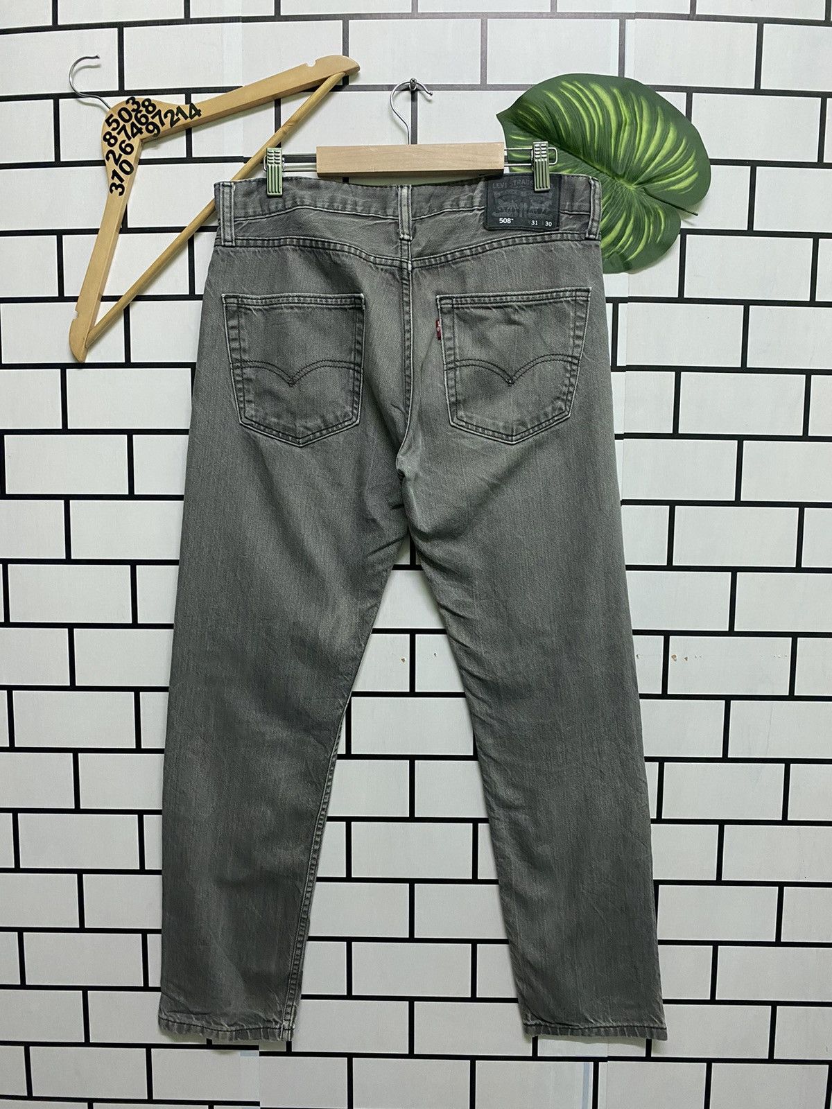 Vintage Levi's 508 Grey Stone Earth Distressed Denim -L45 - 2