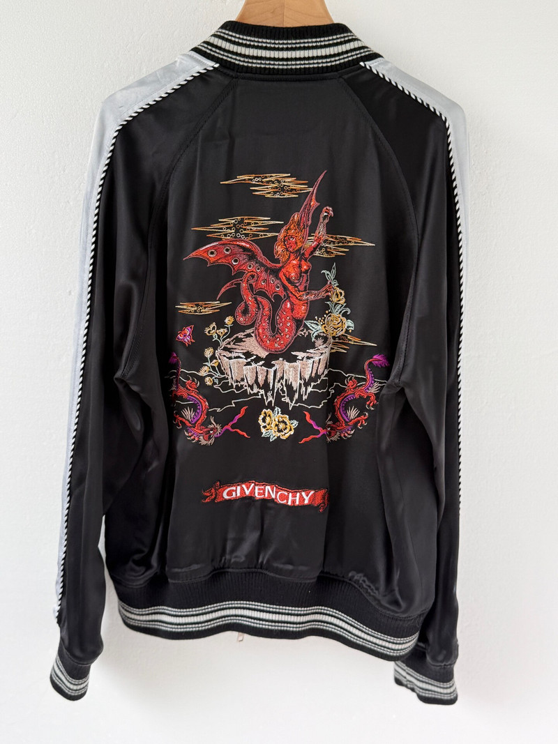 Givenchy Heavy Embroidery Varsity Reversible Jacket - 1