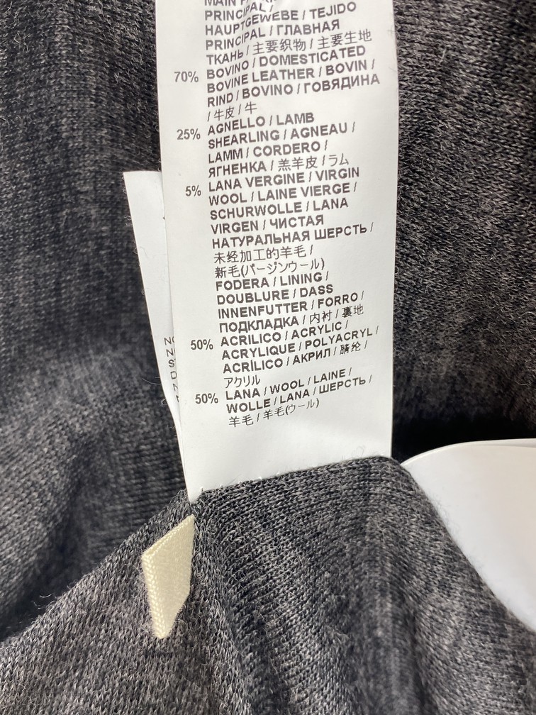 Lamb Shearling Leather Jacket - 6