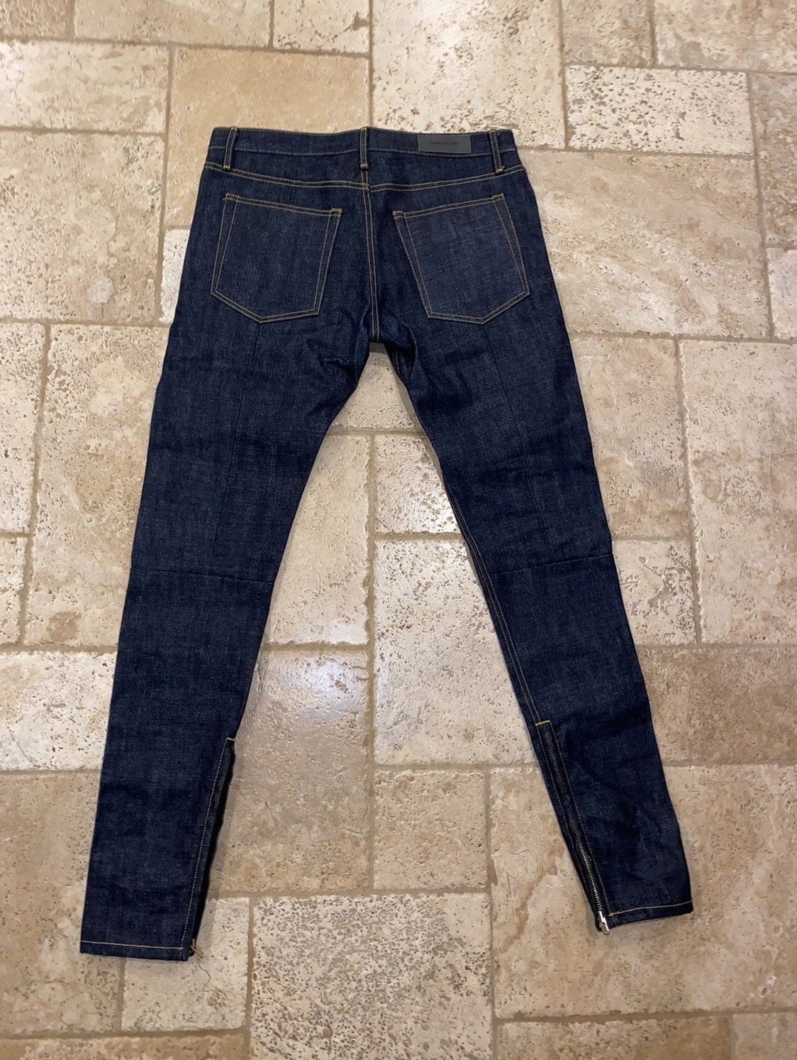 Fear of God Jeans Fifth Collection Paneled Raw Selvedge 34 - 8