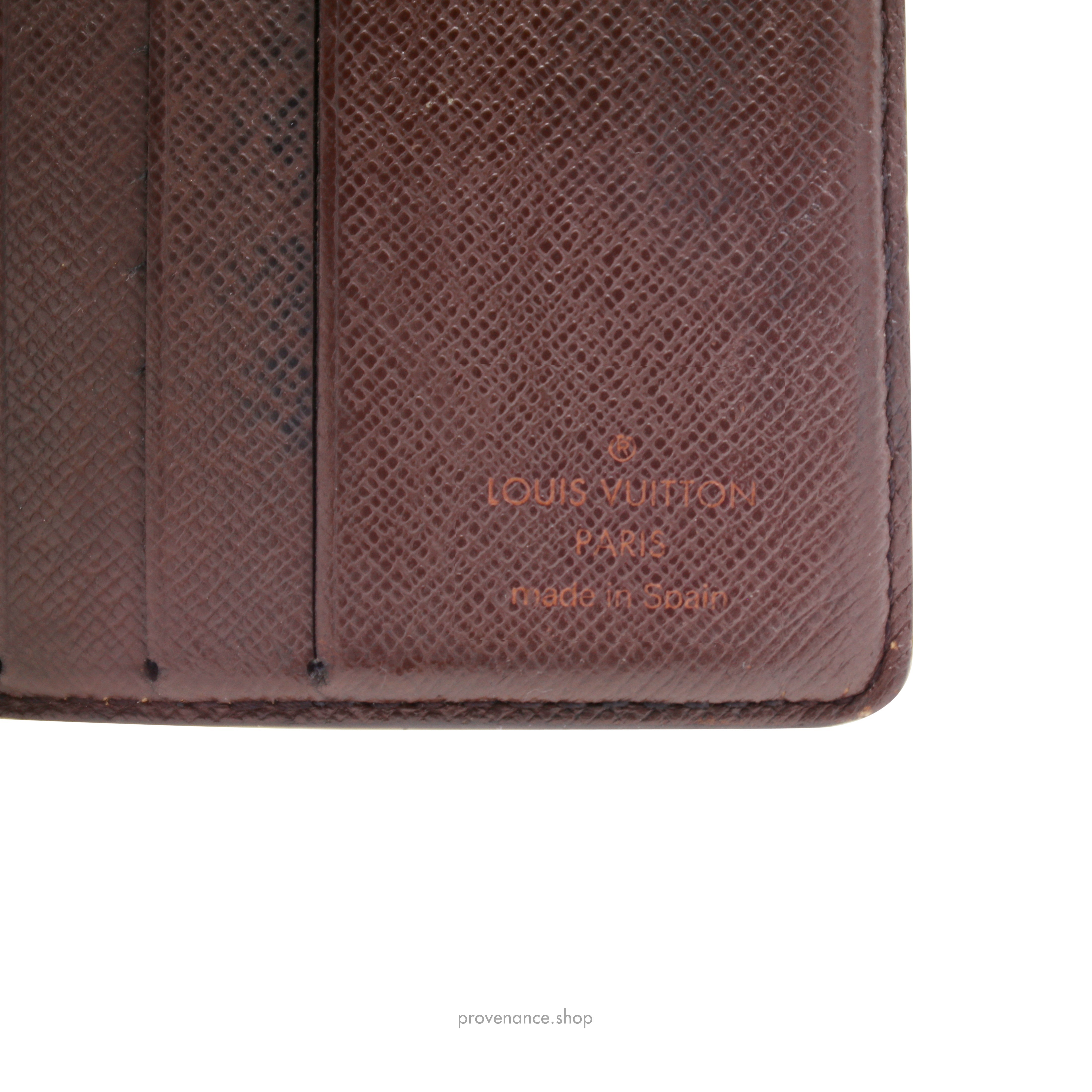 Louis Vuitton 6CC Bifold Wallet - Damier Ebene – PROVENANCE