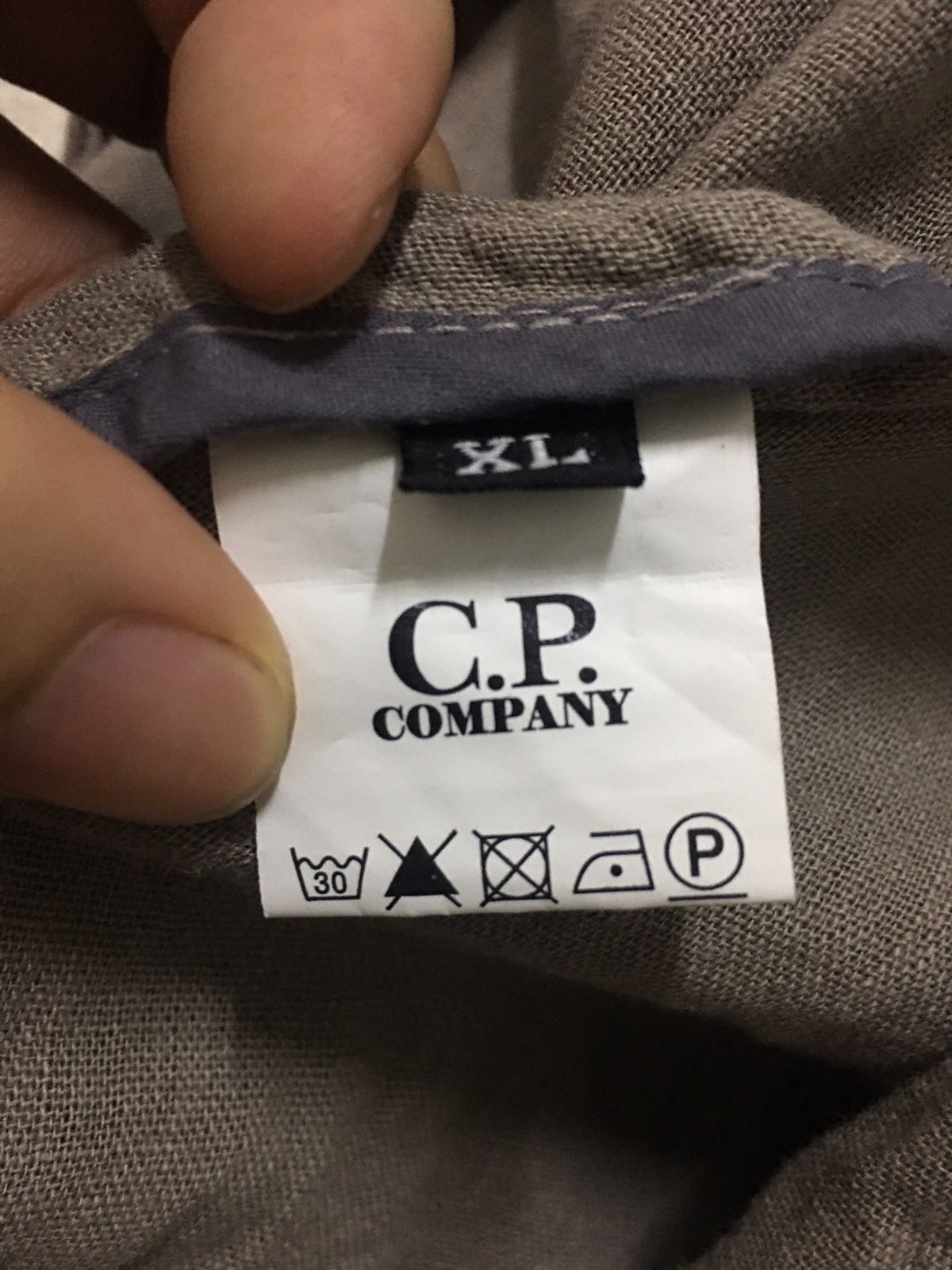 C.P COMPANY LONG SLEEVE SHIRT BUTTON UP - 5