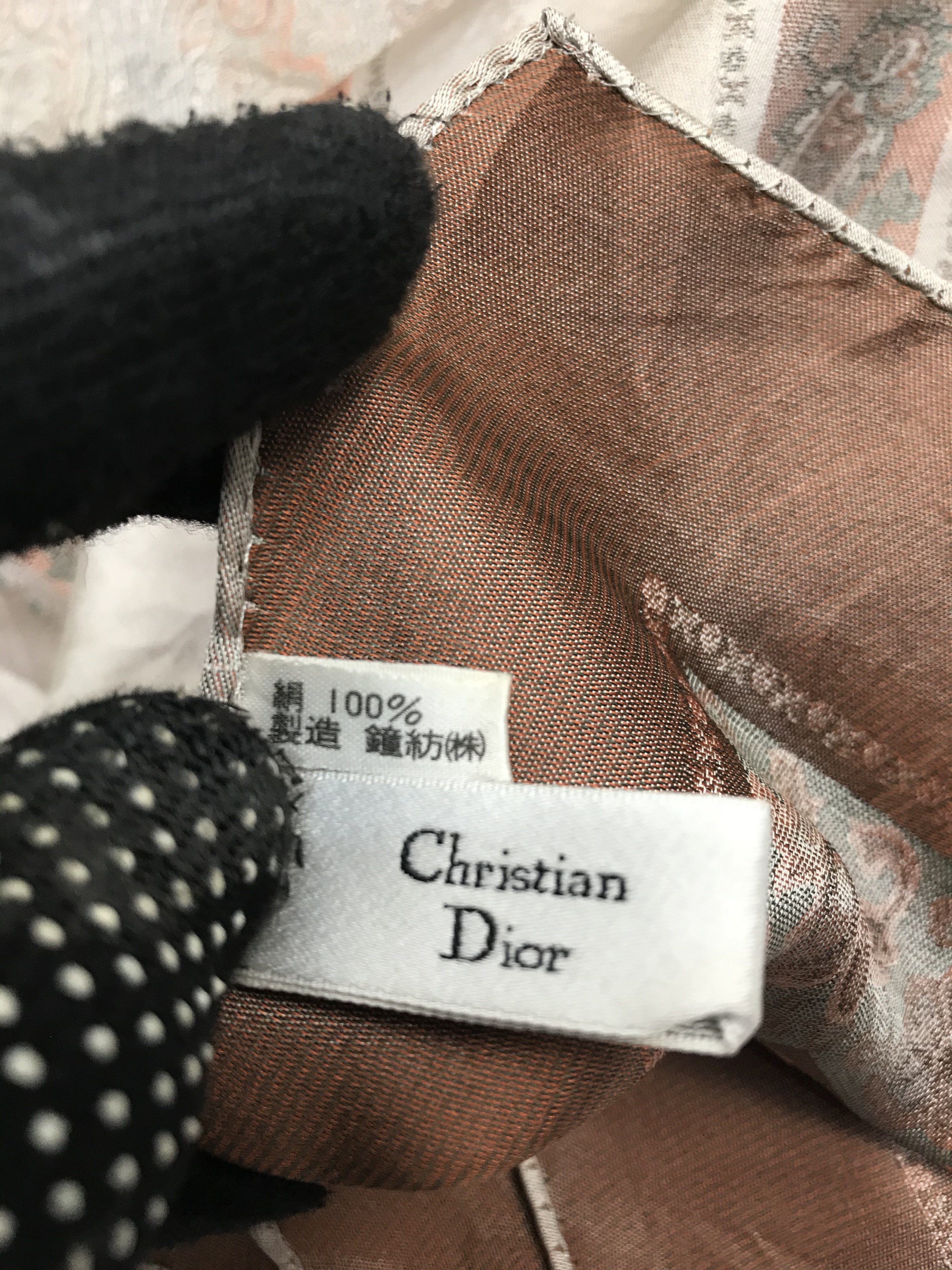 Christian Dior Monsieur - Christian Dior Paisley Design Scarf - 4