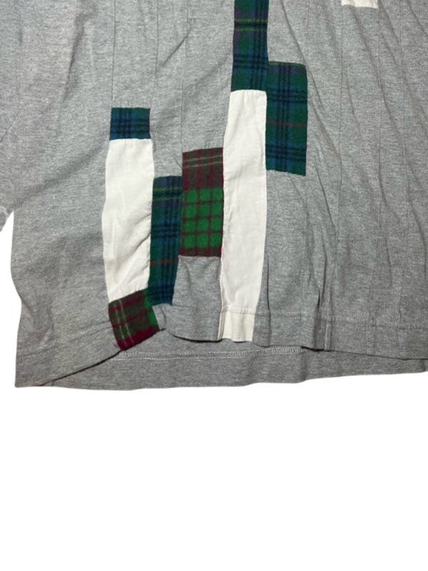 Patchwork Flannel T-shirt - 3