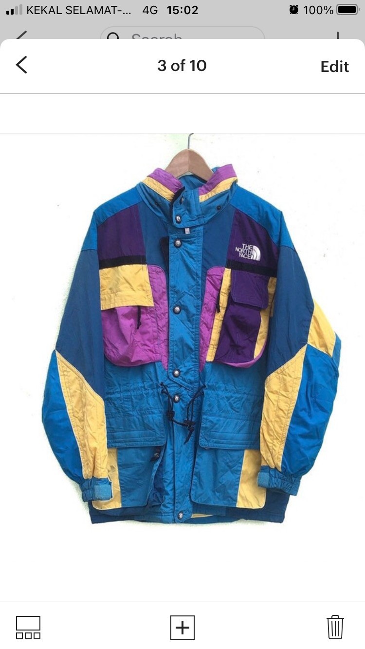 Rare vintage The North Face Colourblock Skiwear Jacket - 1