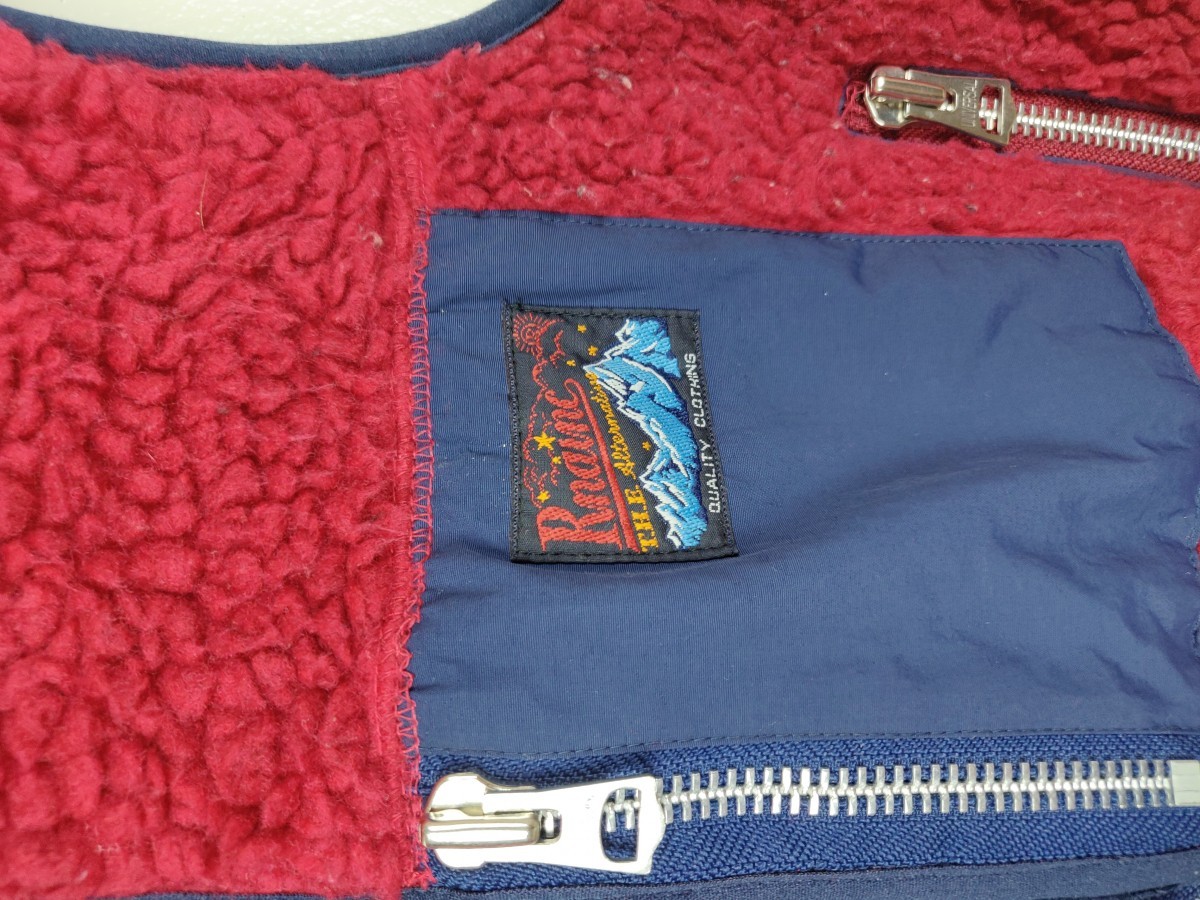 Japanese Brand - Rnainc. Japan Sherpa Hoodie Retro Vest Jacket Outerwear - 5