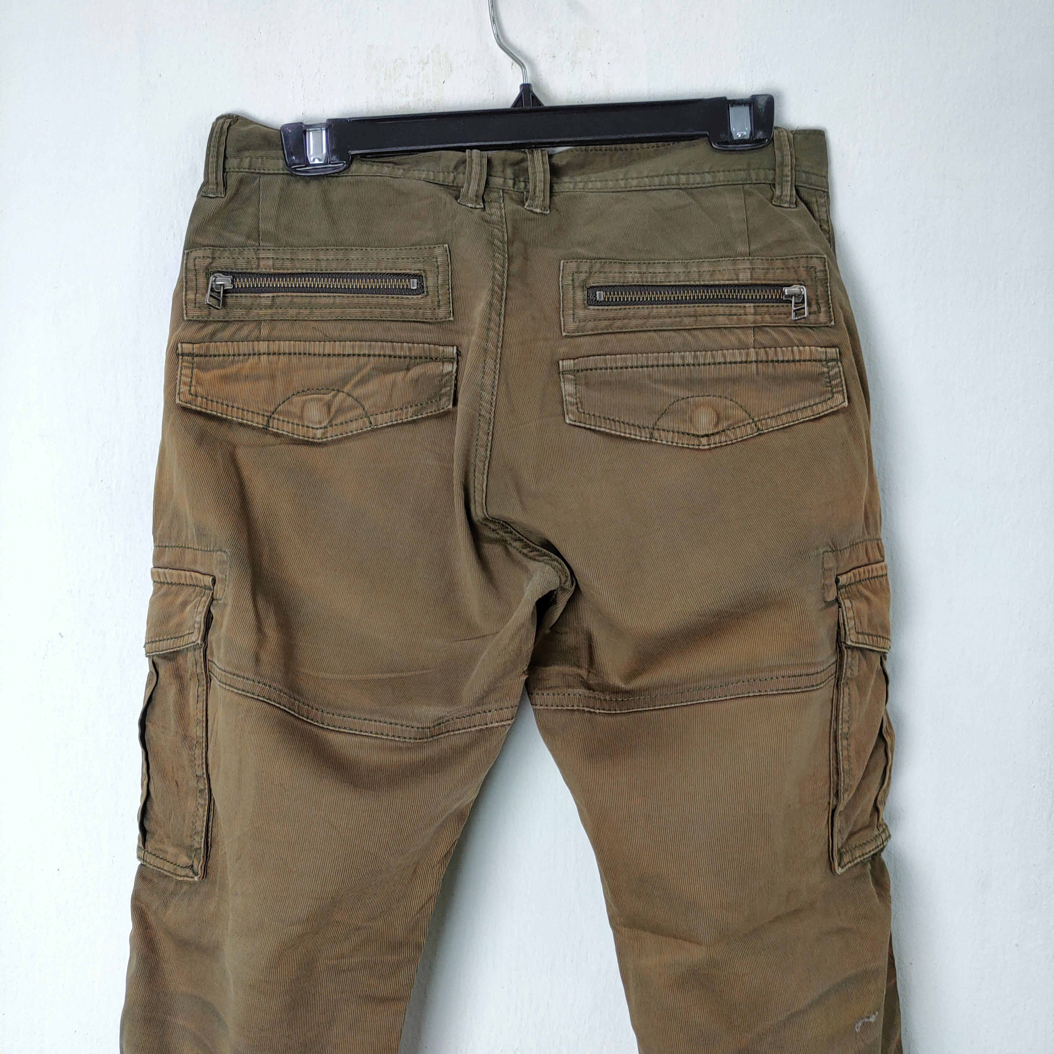 Designer - Rattle Trap thrashed Cargo Pants Multipocket Pants - 7