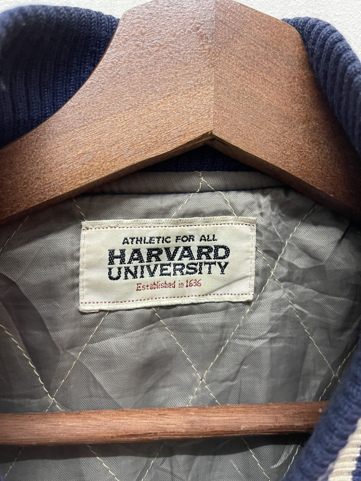 🔥 VINTAGE HARVARD UNIVERSITY COLLEGE VARSITY LEATHER - 5