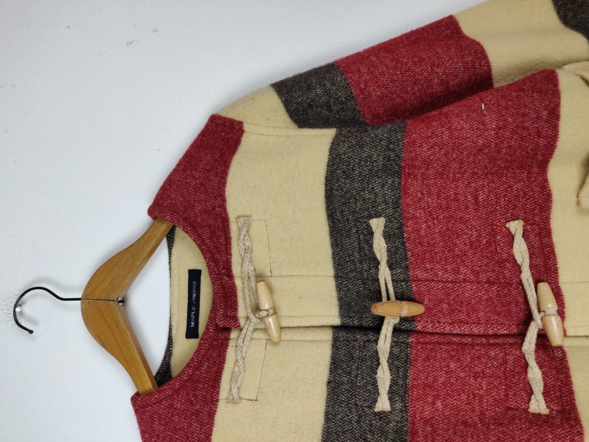 Japanese Brand - Maple Creeks Japan Stripes Wool Jacket - 5