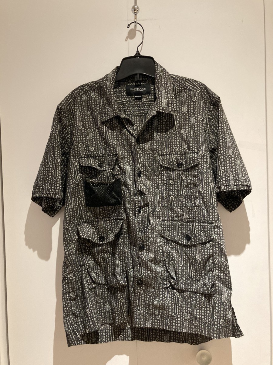 Eastlogue - Short Sleeve Button Down Mesh Pocket - 1