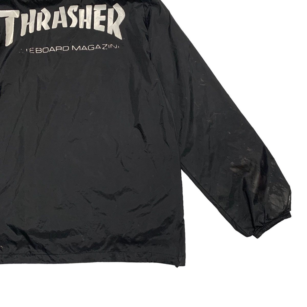 Thrasher Skateboard Magazine Big Logo Nylon Jacket - 3