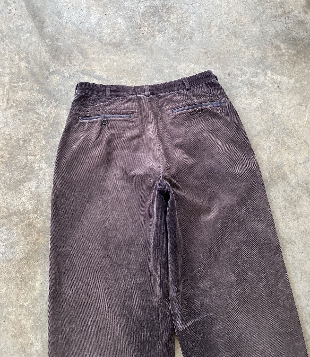 JAPANESE DESIGNER PAPA’S BAGGY CORDUROY PANTS INSPIRED YOHJI - 6