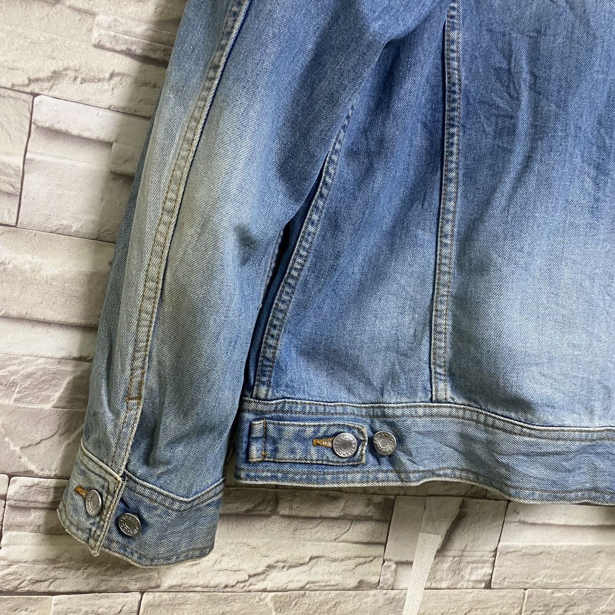 Vintage Dolce&Gabbana Denim Jacket Double Zipper Mudwash - 13