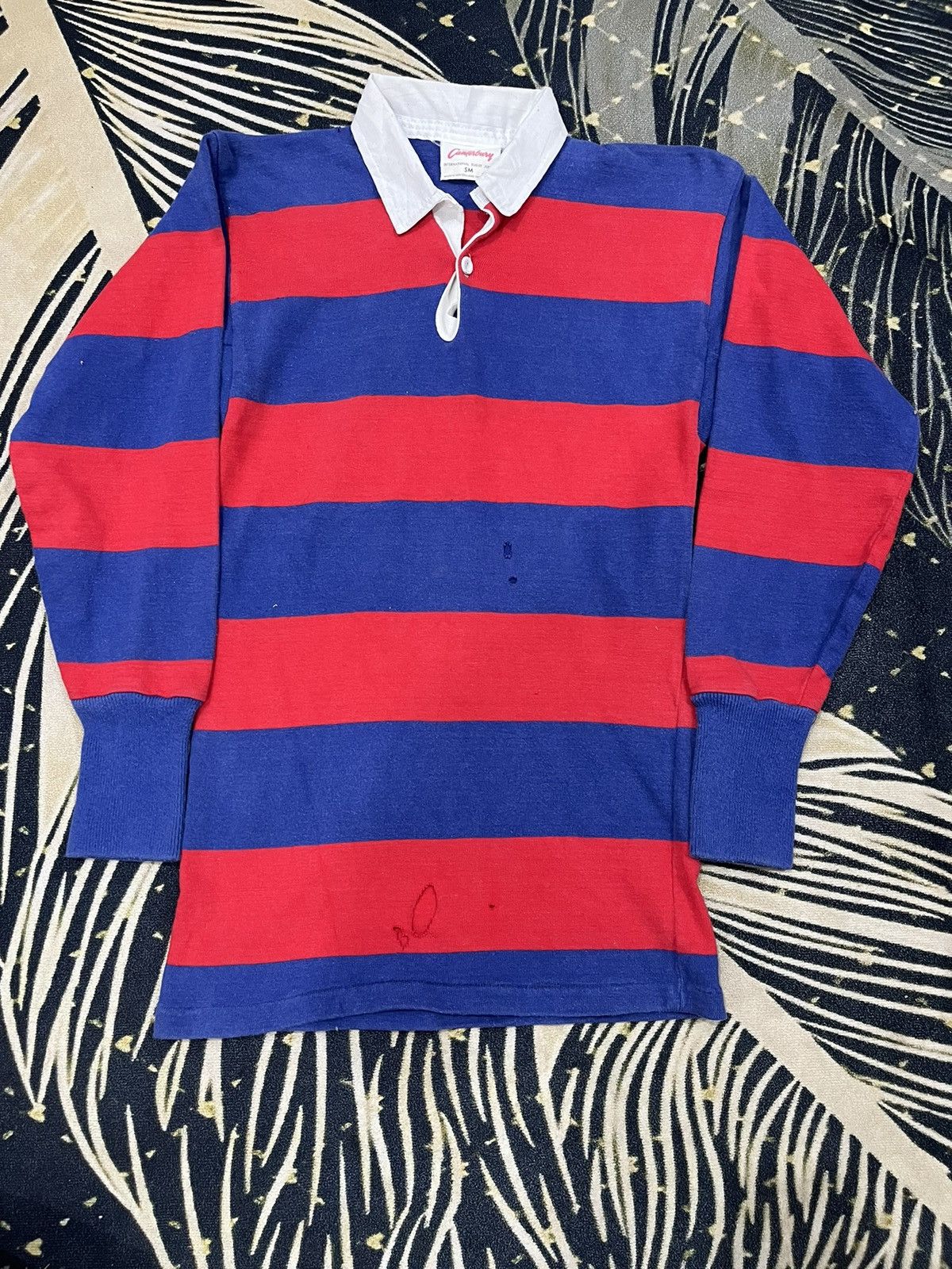 💥Vintage Striped Canterbury Polo Rugby - 1