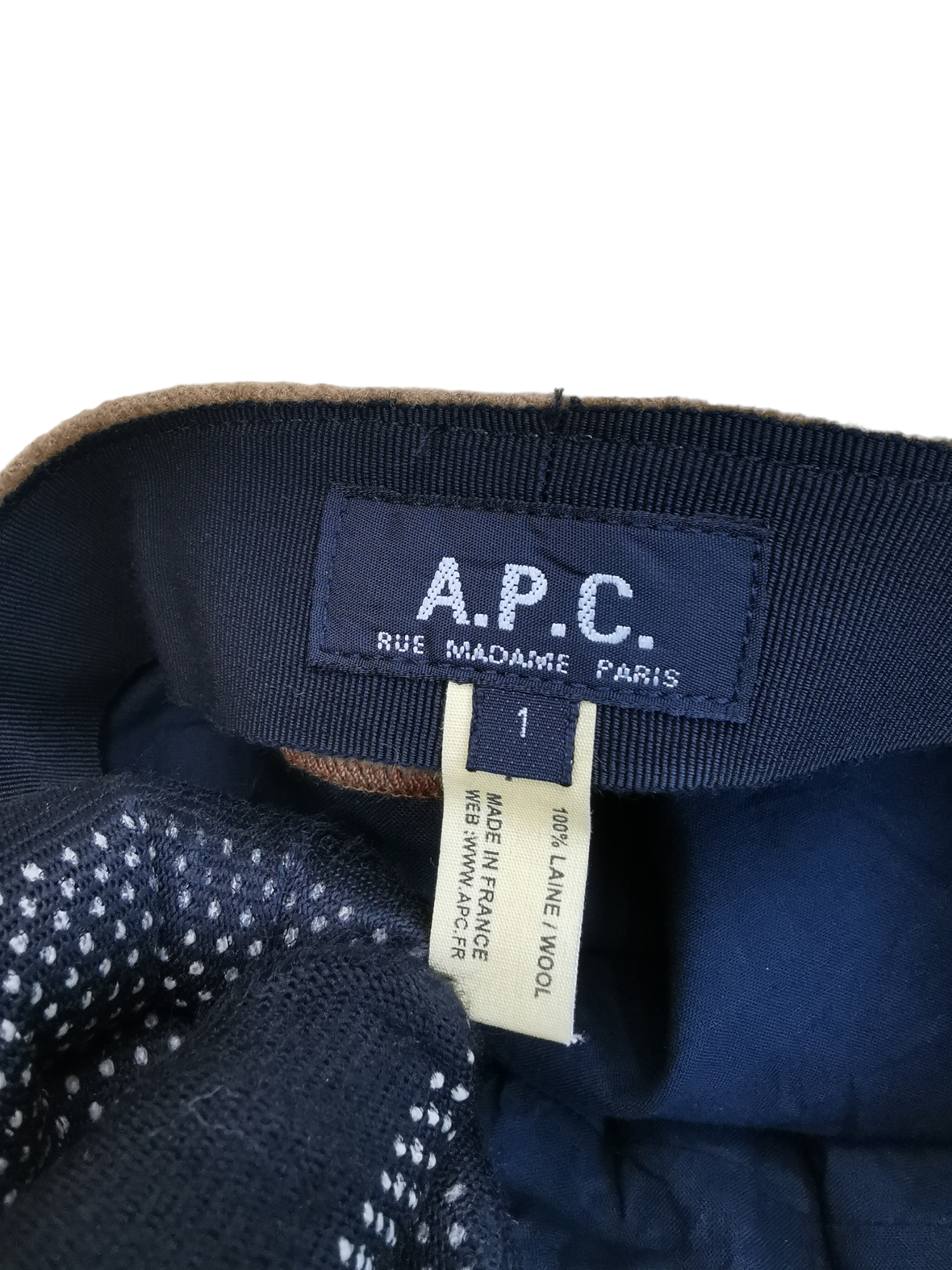 A.P.C STREETWEAR CAPTAIN DESIGN HAT CAP - 6