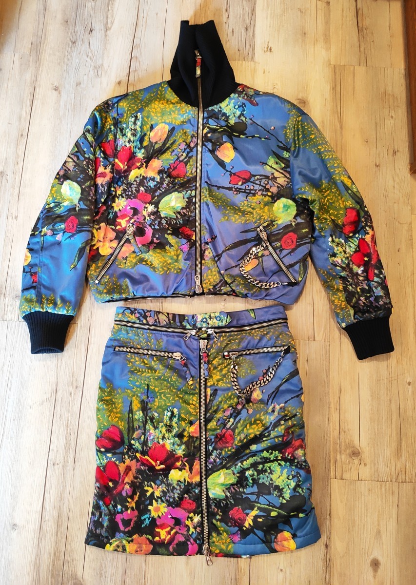 New and extremely rare floral print parka - 16