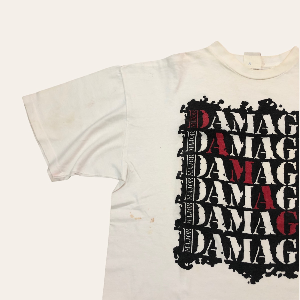 Vintage - Vintage Major Damage T-Shirt Denim Jeans Brand Hip Hop - 2