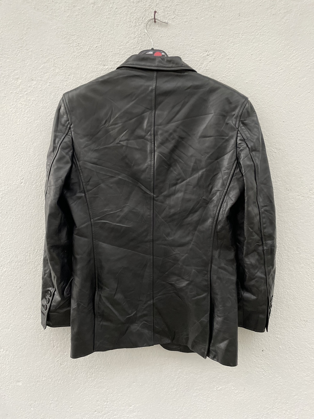 Vintage Paul Smith leather jacket 太襟 牛革-