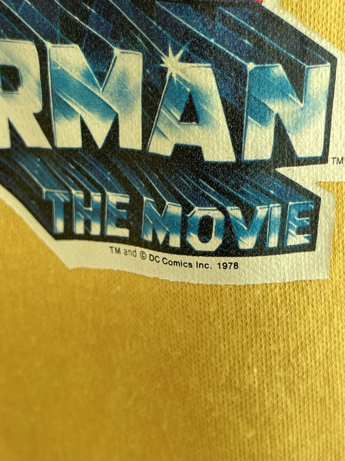 VINTAGE SUPERMAN THE MOVIE 70s SHIRT - 5