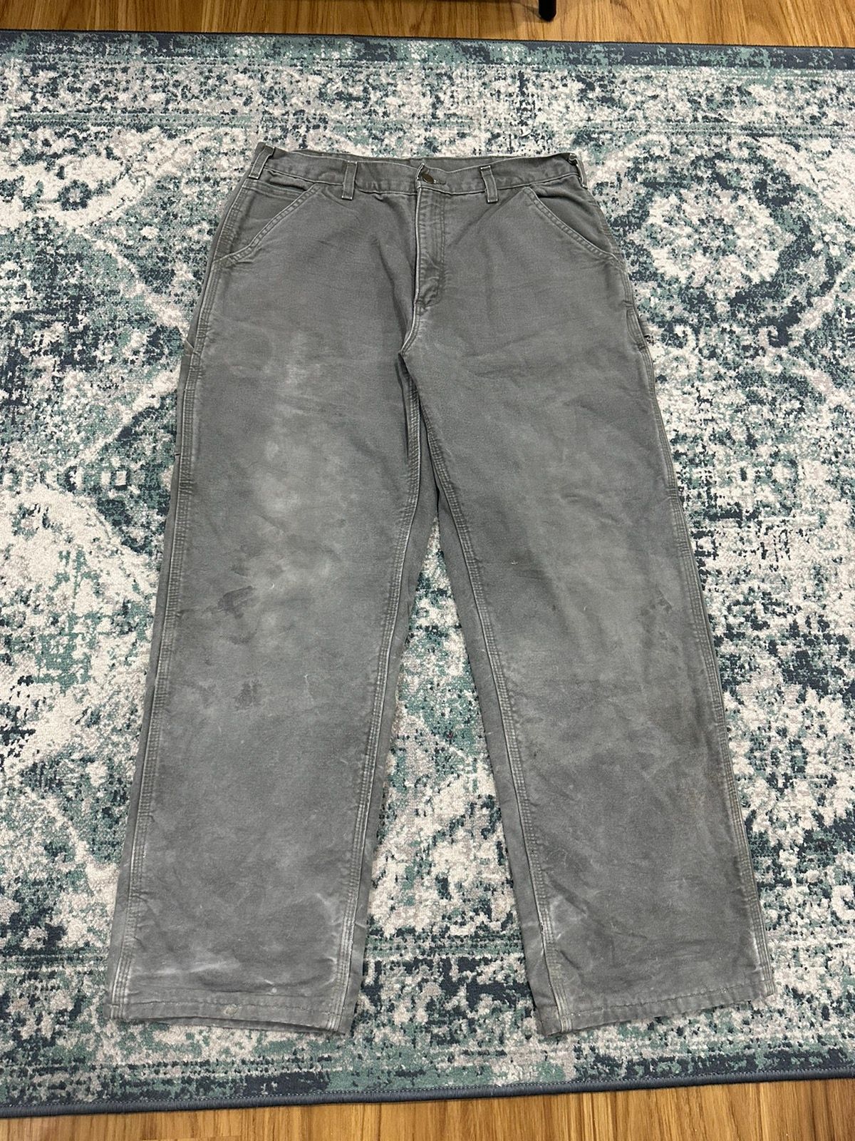 Vintage Carhatt Baggy Flannel-lined Pants - 3