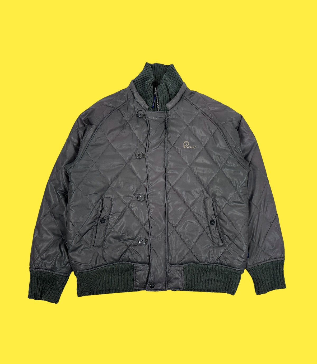 PENFIELD PUFFER JACKET BUTTON AND ZIPPER SIZE LL - 4