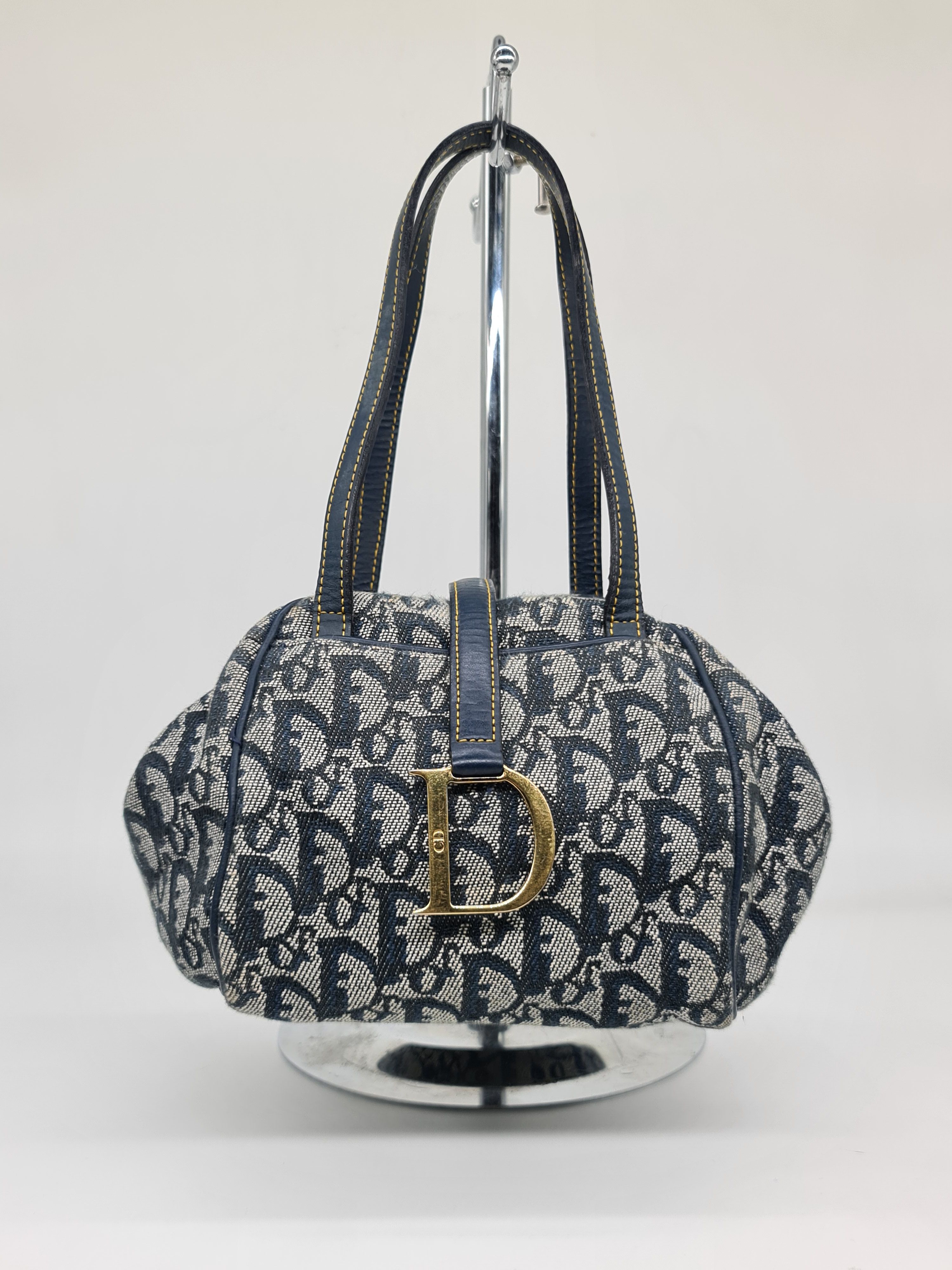 Christian Dior Oblique Trotter Mini Hand Bag - 3