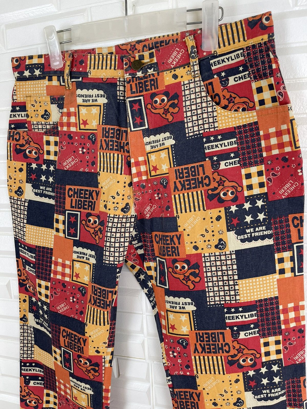 Japanese Brand - Nice Overprint Cheeky Liberi Pants - 3