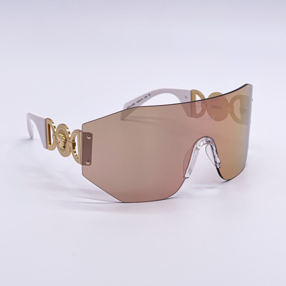 NEW VE2258 1002/7J UNISEX SHIELD SUNGLASSES VERSACE MOD 2258 - 8