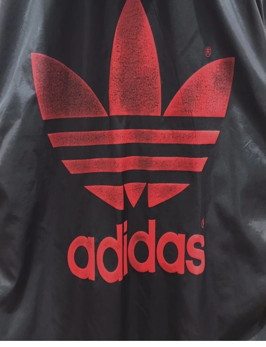 Vintage Adidas Big Logo Spellout Windbreaker Hoodies Jacket - 5