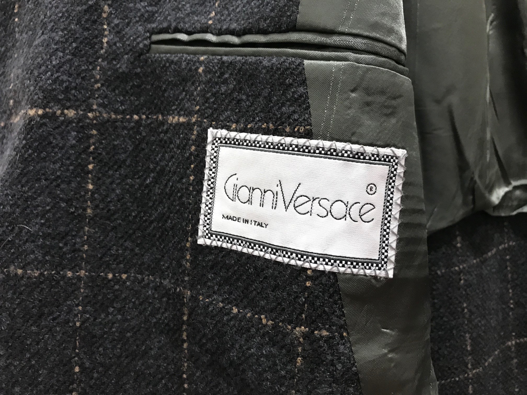 Vintage Gianni Versace Wool Coat Jacket - 9