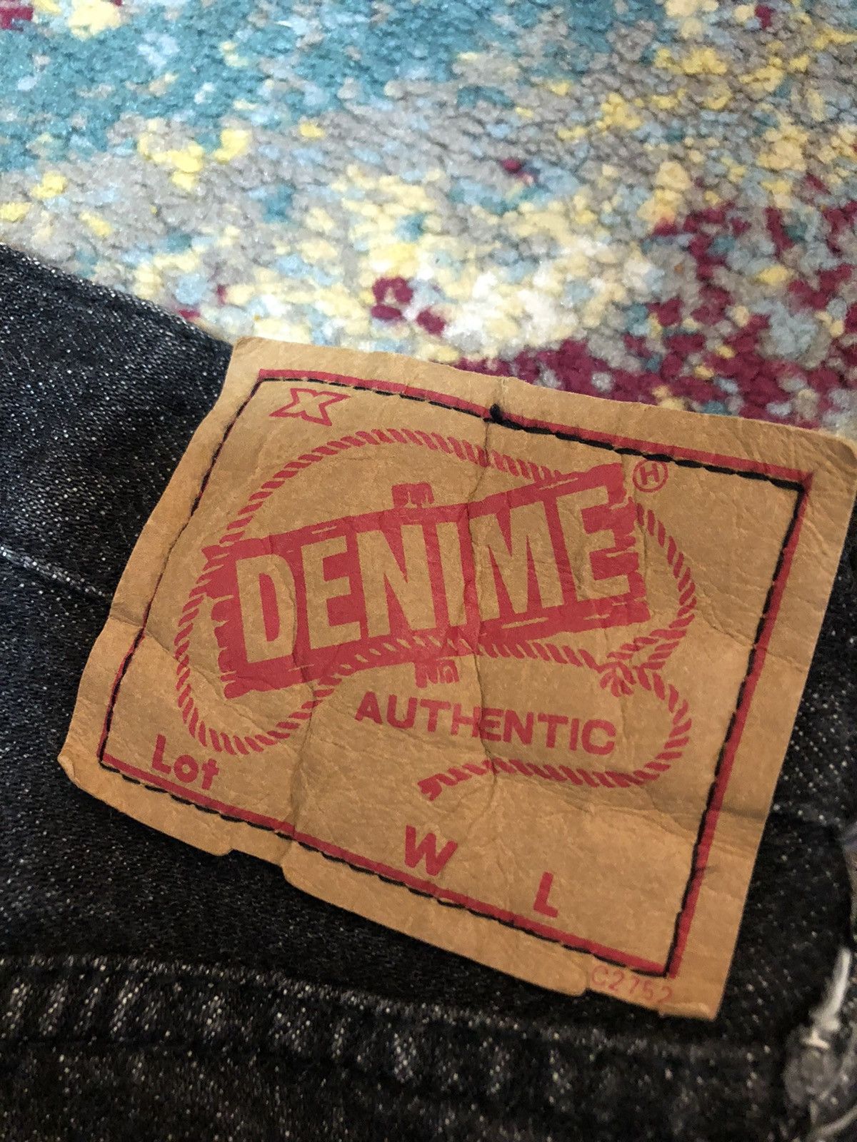Denime selvedge jeans super black - 5