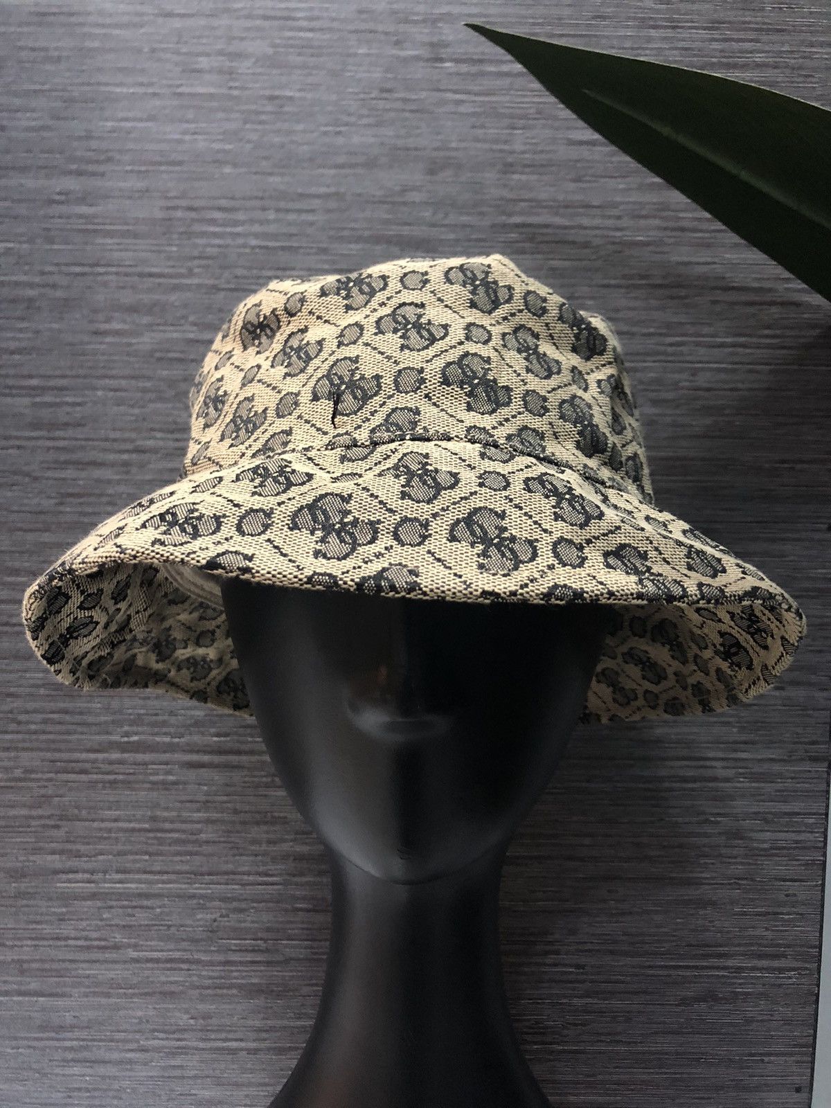 Guess Monogram Full Print Bucket Hat - 1