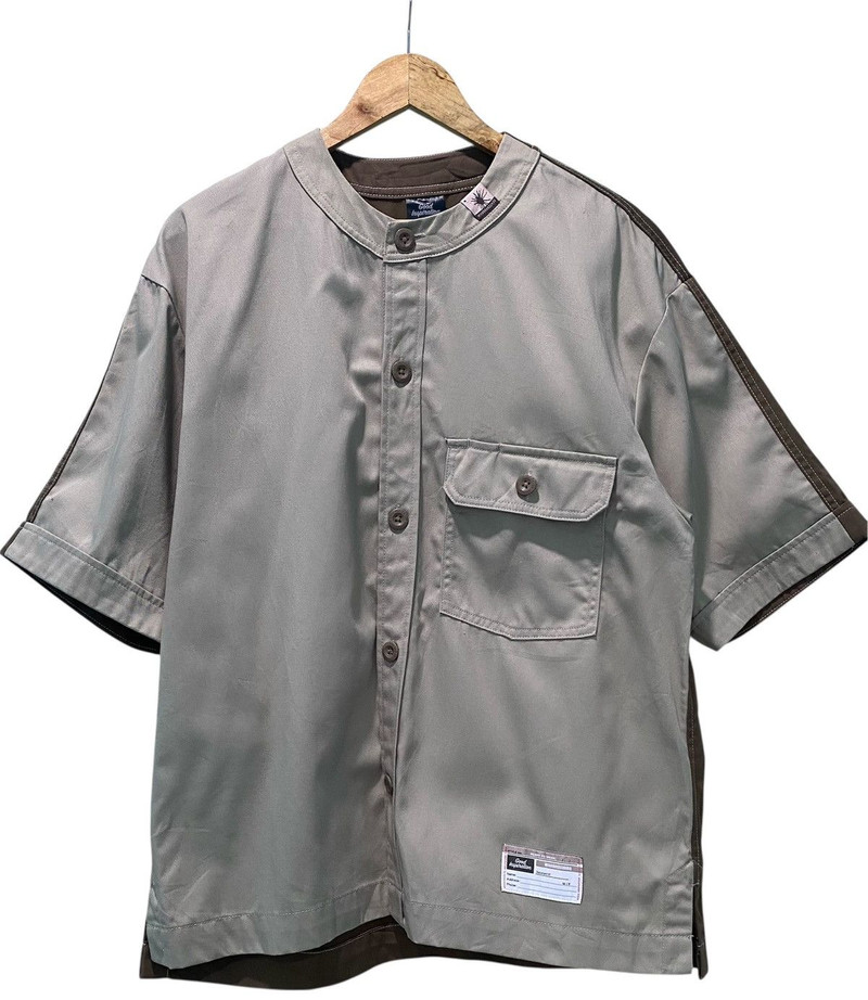 Miharayasuhiro Gu Worker Design Style Shirt Button Up - 1