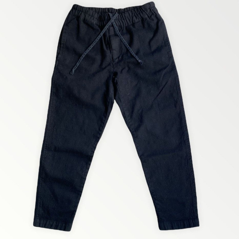 Wool Cropped Drawstring Pants - 1