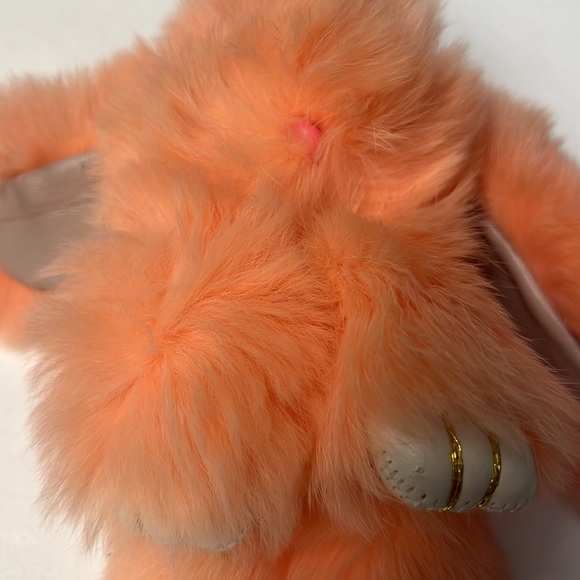 Faux Fur Coral Bunny Bag Charm - 2