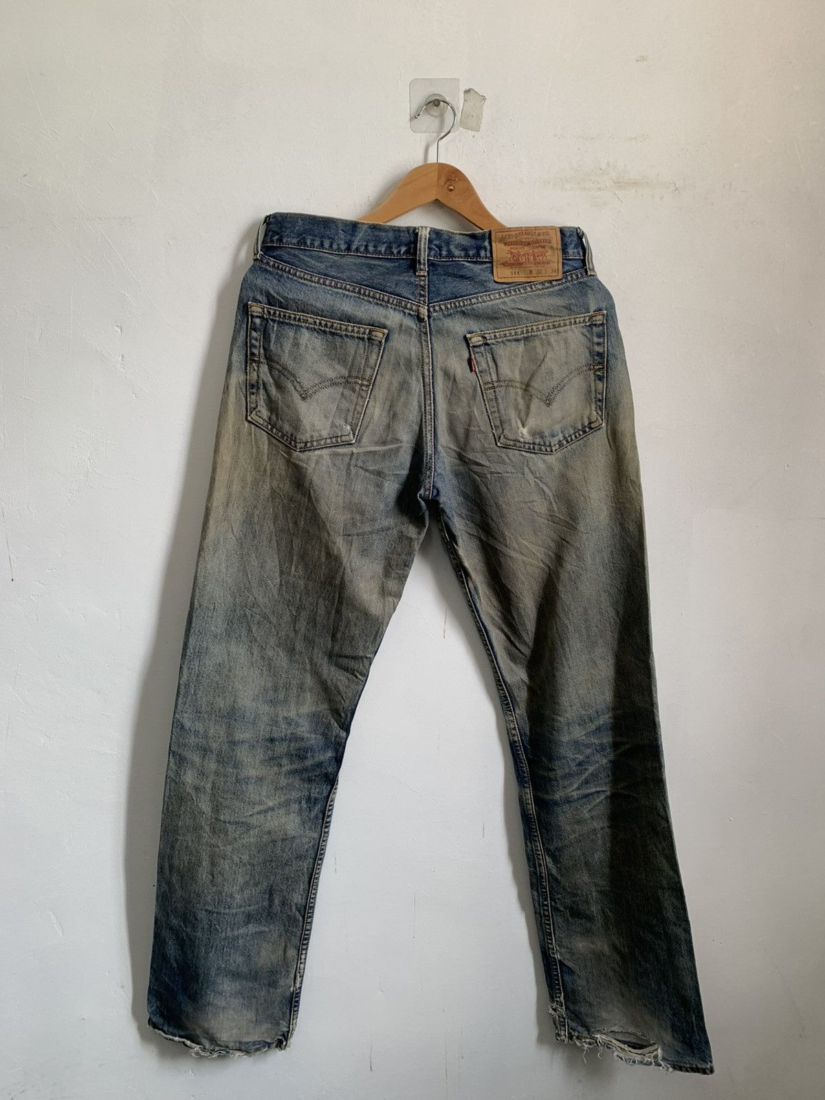 Vintage - Levis Lot 511 Rare Stone Wash Jeans Denim - 2